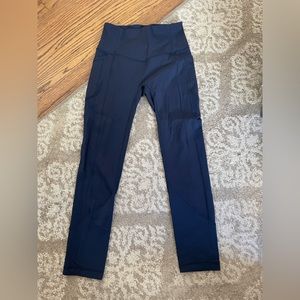Lululemon blue leggings in size 4